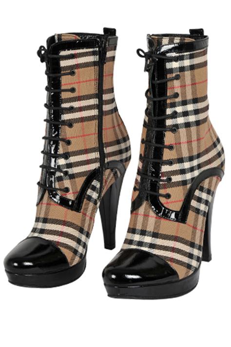 burberry boots high heels